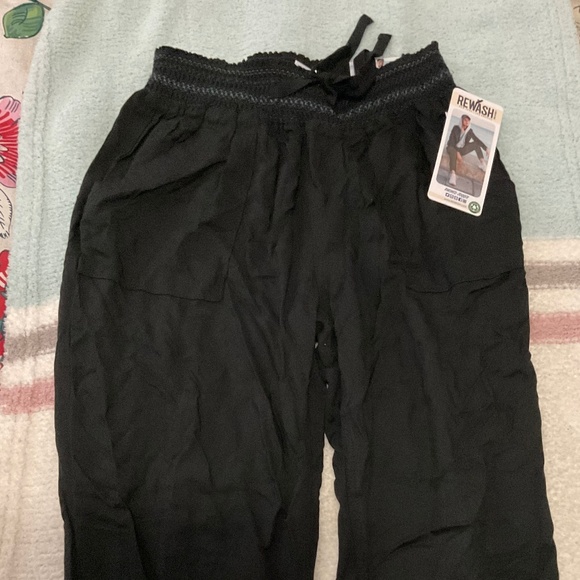 Rewash Black Ruched Jogger Size L - Picture 7 of 8